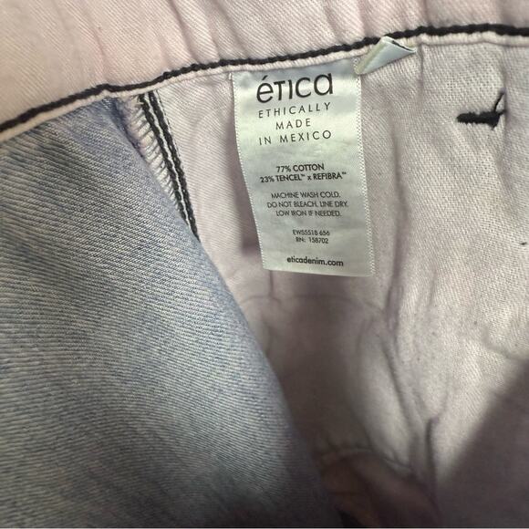 Etica Fatima Cyclone Violet Denim Jumpsuit Size Small - Picture 4 of 4